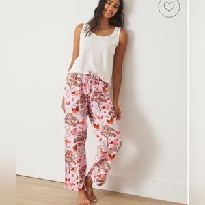 Printfresh Pink Hen Pajama Pants Size XS